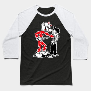 electric cartoon Baseball T-Shirt